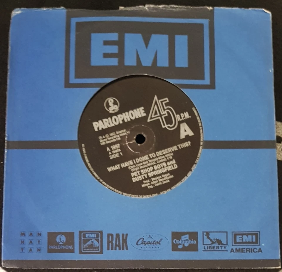 Pet Shop Boys, Dusty Springfield – What Have I Done To Deserve This - 7" single - Image 1 of 1