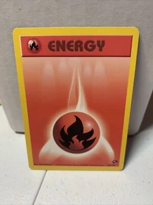 Fire Energy 128/132 Gym Challenge Pokemon Card 1999 - Picture 1 of 1