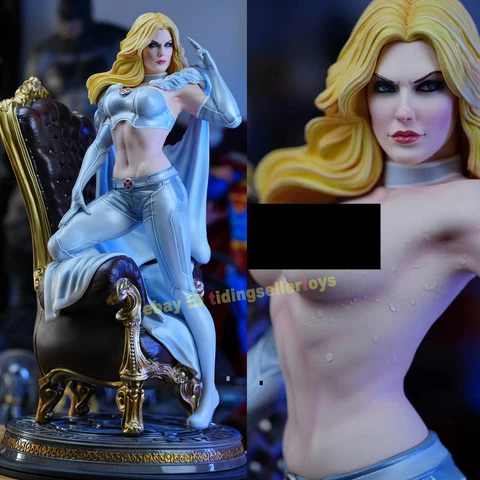 White Queen Emma Grace Frost X-man 1/4 Resin Statue Figures Toys  Recast XM Cover