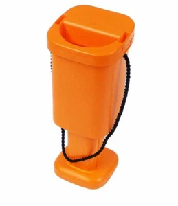 5 Square Charity Money Collection Boxes - Orange - Picture 1 of 1