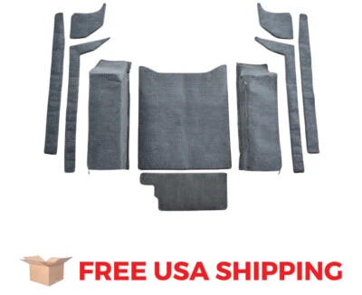 FITS 1987-1995 Jeep Wrangler Cargo Area Cutpile Carpet Foto 1 de 2