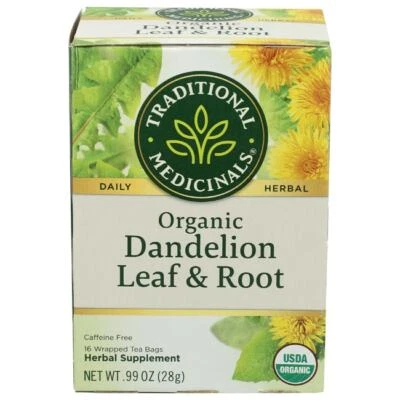 Traditional Medicinals Organic Dandelion Leaf & Root Tea 16 Bag(S)