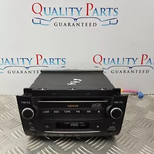 LEXUS GS300 CD RADIO AUDIO STEREO PLAYER HEAD UNIT 2006 TO 2008 86120-30B10-C0 - Picture 1 of 12