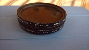 Promaster polarizer spectrum 7 with 62mm and 80A blue filter - Picture 1 of 3