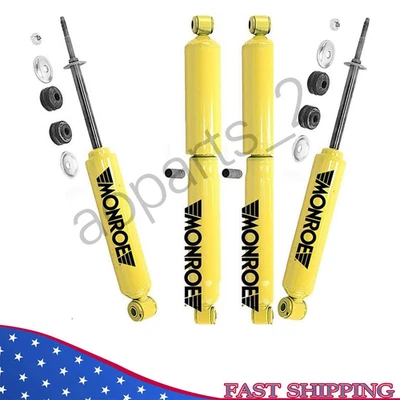 Monroe 4 Front Rear Shocks and Struts Shock Absorber For Ford F-350 1967-1979 - Image 1 of 4