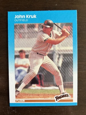 1987 Fleer JOHN KRUK RC #420 Free Shipping - Image 1 of 2