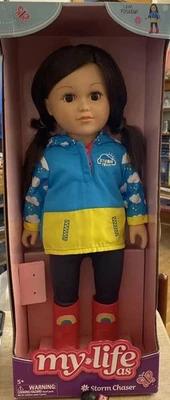 My Life Poseable Storm Team Chaser  18” Doll Brunette Hair Brown Eyes New - Image 1 of 4