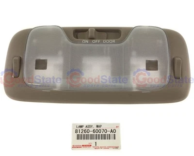 Genuine Toyota LandCruiser 100 Series UZJ Interior Dome Light Lamp Middle Ivory - Image 1 of 2