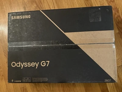 SAMSUNG 28" Odyssey G70B 4K UHD IPS 144Hz 1ms G-Sync Compatible Gaming Monitor - Image 1 of 4