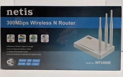 Netis MW5230 Wireless N 300Mbps Router with 3G/4G USB Modems MIMO 5dBi Antennas - Image 1 of 4