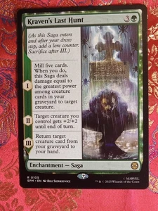 Kraven's Last Hunt Marvel's Spiderman Magic The Gathering MTG rare card - Picture 1 of 1