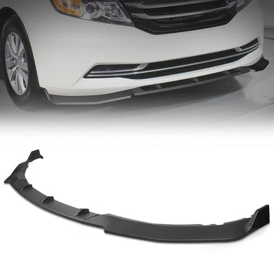 [Negro Mate] Kit Difusor Ala Labial Parachoques Delantero Para Honda Odyssey 11-17 (RL5) Foto 1 de 4