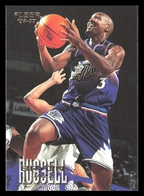 1996-97 Fleer #260 Bryon Russell Basketball Card - Image 1 of 2