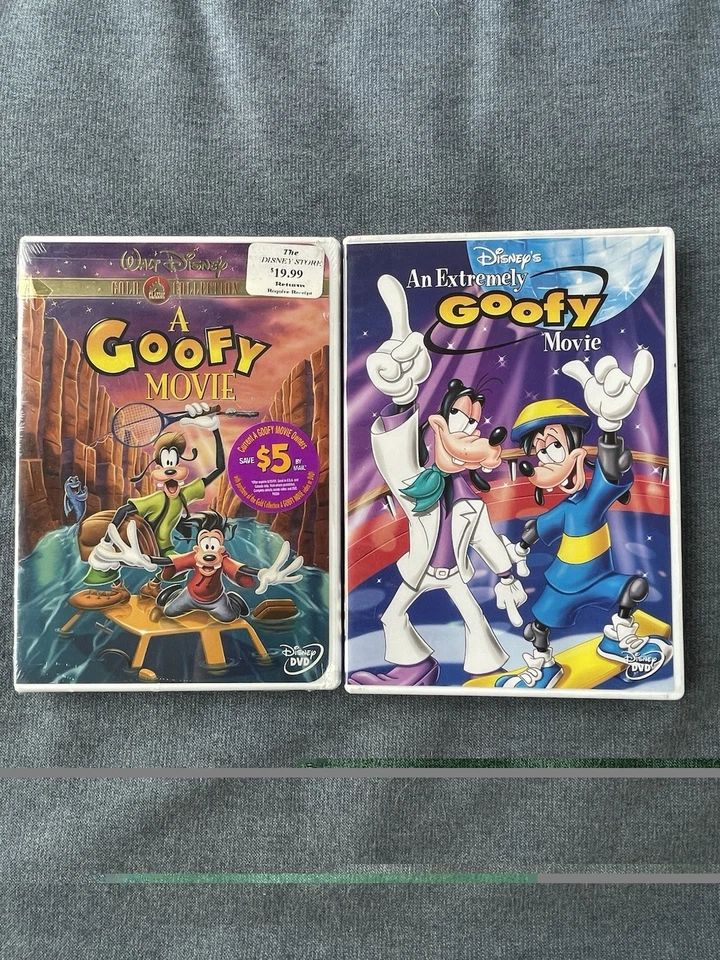A GOOFY MOVIE + AN EXTREMELY GOOFY MOVIE Brand New DVD Disney Sealed Foto 1 de 1