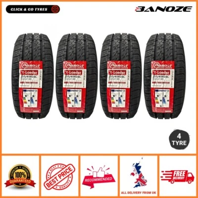 4 x 235/65R16C BANOZE X-Loader 115/113T 8PR Tyre - Heavy Duty - 235 65 16 - Image 1 of 4