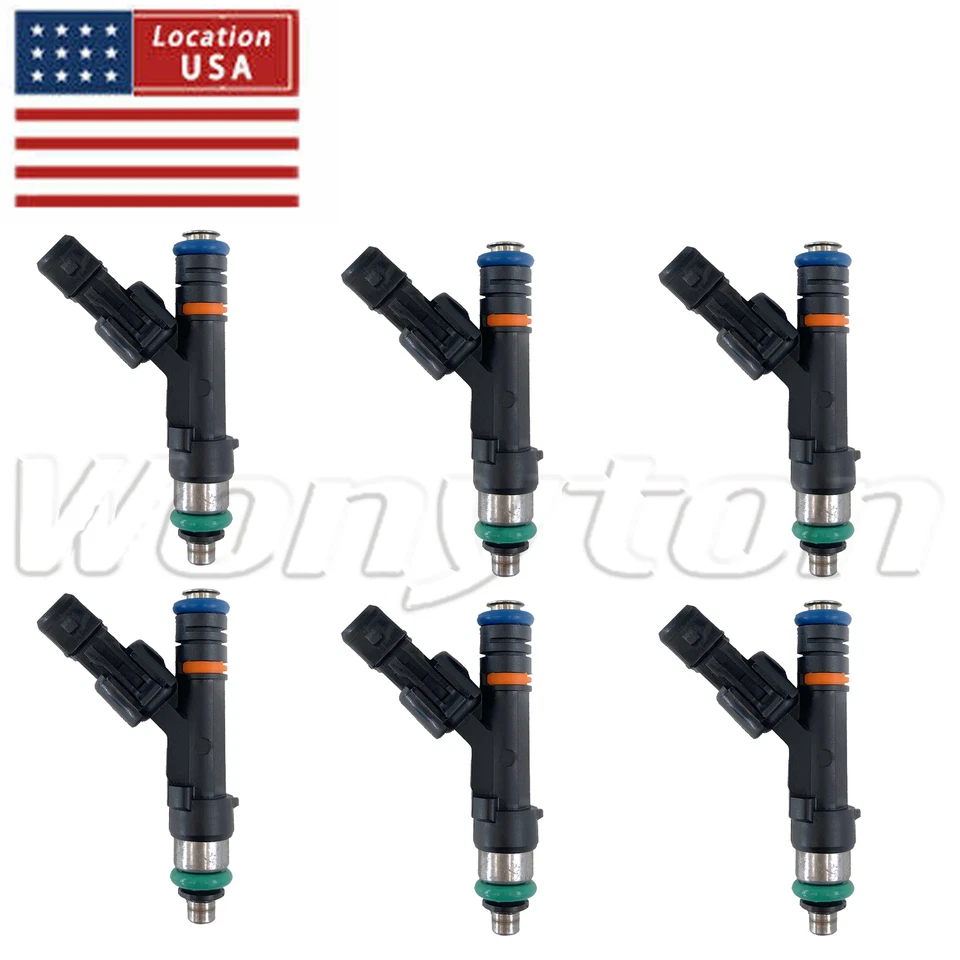 Juego de 6 inyectores de combustible Bosc* EV14 de actualización para Ford Thunderbird 1994-1995 3,8 L V6 Foto 1 de 4