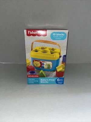 Fisher-Price Baby's первые блоки раннего обучения развивающая игрушка 6 месяцев + новый - Изображение 1 из 2