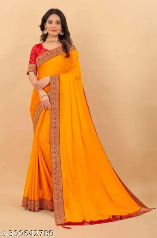 ETHNIC FANCY SAREES WITH JACQUARDJ BLOUSE FOR WOMEN AND GIRLS - Image 1 of 1