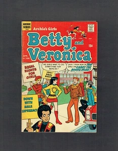 Archie's Girls Betty and Veronica #196 Archie Series FN+ 1972 Women's Lib Cover - Imagen 1 de 2