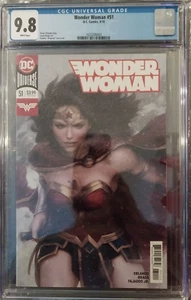 DC Comics 2018 Wonder Woman Issue#51 Stanley "Artgerm" Lau Cover CGC 9.8 NM/Mint - Picture 1 of 2
