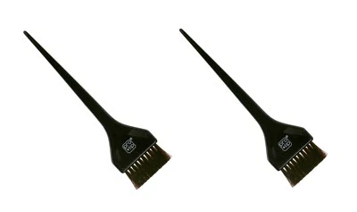 Paquete de 2 brochas de tinte prensadas grandes negras Pro Tip Foto 1 de 2