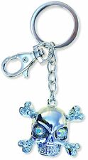 Sparkling Charm Keychain - Pirate Skull NEW Keyring Jewelry Accessories