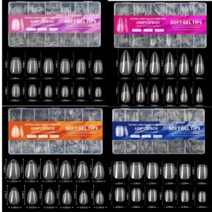 Women Fake Nail Easy Removal 600Pcs Seamless Look Nails Art Design Multi-size - Picture 1 of 21