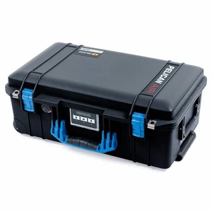 Black & Blue Pelican 1535 Air case. No Foam / empty.  With wheels. - Picture 1 of 4
