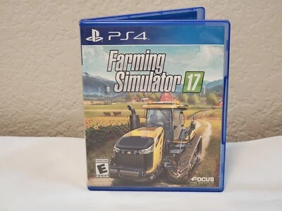 PS4 Farming Simulator 17 Game Complete Manual Mint Disc Focus Home Interactive - Image 1 of 3