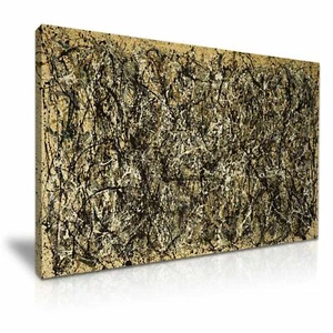 Jackson Pollock Nr. 31 Abstrakte Moderne Leinwand Wandkunst Home Office Deko 9 Größen - Bild 1 von 6