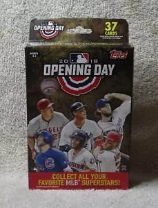 Scatola appendiabiti baseball Topps Opening Day 2018 nuova e sigillata CERCA OHTANI ROOKIES! - Foto 1 di 9