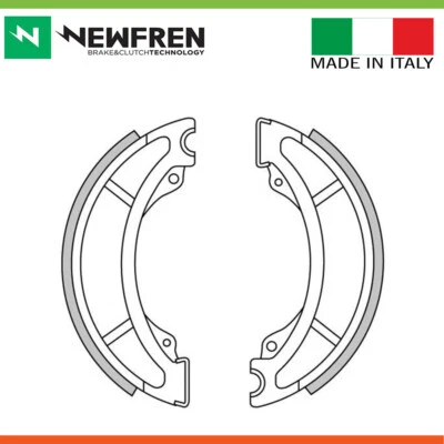 Brand New * Newfren * Front Brake Shoes For YAMAHA IT490 490cc '83-84 - Image 1 of 3