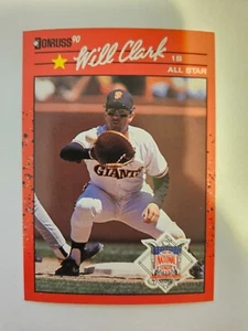 1990 DONRUSS WILL CLARK ALL-STAR #707 NM - Picture 1 of 1