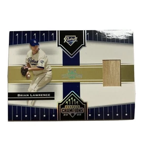 Brian Lawrence 2005 Donruss Champions GAME USED BAT Relic Card SD Padres - Picture 1 of 3