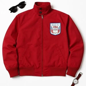 Nautica Vintage 1984 Olympic Team Bomber Jacket – Los Angeles Games Patch Sz XS - Picture 1 of 8