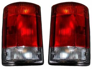 For 1992-1994 Ford E150 Econoline Club Wagon Tail Light Assembly Set 93978ZQ