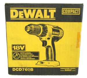 Dewalt 18V Volt DCD760 1/2" 13mm Cordless DRILL DRIVER Tool Only  **NEW IN BOX** - Picture 1 of 13