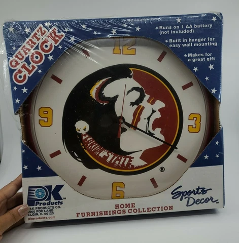 Vintage FLORIDA STATE Quartz Wall Clock New Cover