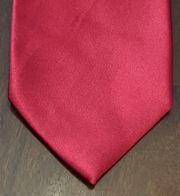Corbata de cuello Alfani roja hecha a mano 100 % poliéster para hombre hecha en China Foto 1 de 4