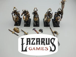 Warhammer Old World Warriors Chaos AoS Slaves Darkness: Chaos Knights (painted) - Picture 1 of 14