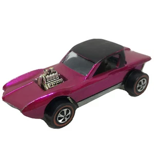 Hot Wheels Redline Python 1968 Creamy Pink Gray Int. Made In U.S.A. - Picture 1 of 11