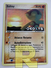 Baltoy Ex Deoxys 53/107 Stamp Holo Papel de Aluminio Pokemon Italiano Ex+