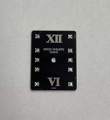 Patek Philippe esfera de diamantes negros para Patek 24 100 % auténtica Foto 1 de 4