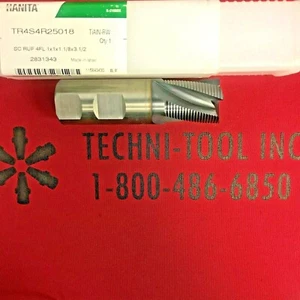 TR4S4R25018 1 x 1/8 x 3 1/2 TiAlN Weldon Schaft 4FL Schruppschaftfräser 2831343 - Bild 1 von 1