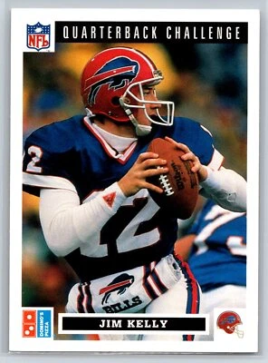 1991 Upper Deck Domino's The Quarterbacks Jim Kelly Buffalo Bills #2 - Image 1 of 2