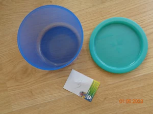 Tupperware Bingo Dose blau + grün mit Frischedeckel (Klickdeckel) ca. 500 ml (3) - Bild 1 von 5