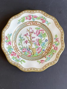 Coalport INDIAN TREE MULTICOLOR (SCALLOPED OLDER) 6 “ Bread Plate Set Of 4 - Picture 1 of 4
