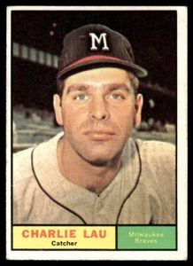1961 Topps Charlie Lau Milwaukee Braves #261 - Picture 1 of 2