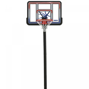 Adjustable Basketball Hoop System 44-In Shatterproof In-Ground Outdoor Portable - Picture 1 of 12