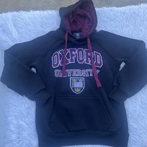 Felpa nera con cappuccio Oxford University ufficiale giovanile S (10) - Foto 1 di 4